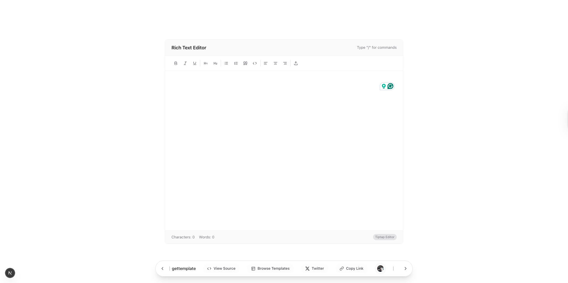 Advance Features Editor