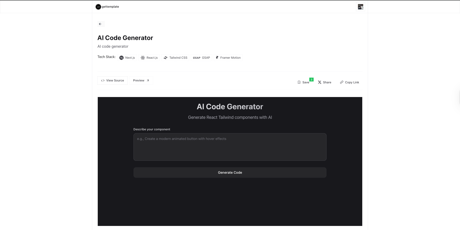 One-Click Website Source Code for Developers