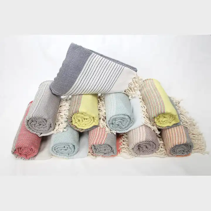 Turkish Towels Peshtemal Beach Towels Hammam Towels Fouta Peshtemal Wholesale Soft Quick Dry