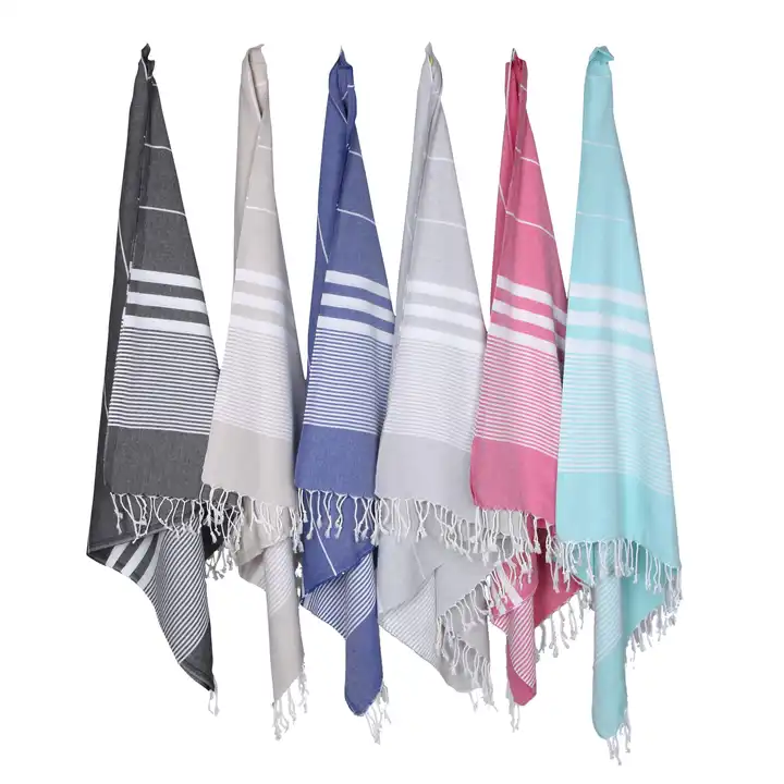 Turkish Towels Peshtemal Beach Towels Hammam Towels Fouta Peshtemal Wholesale Soft Quick Dry