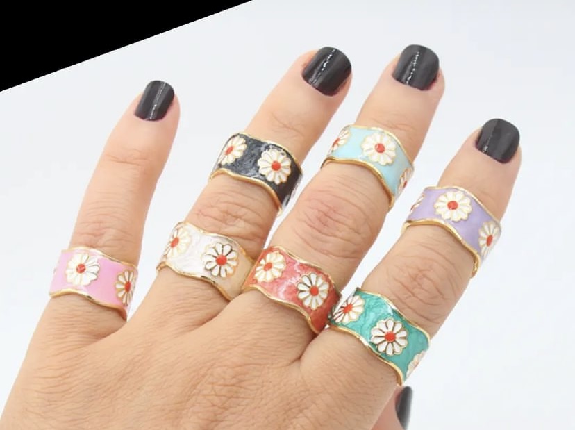 Patterned Women's Rings