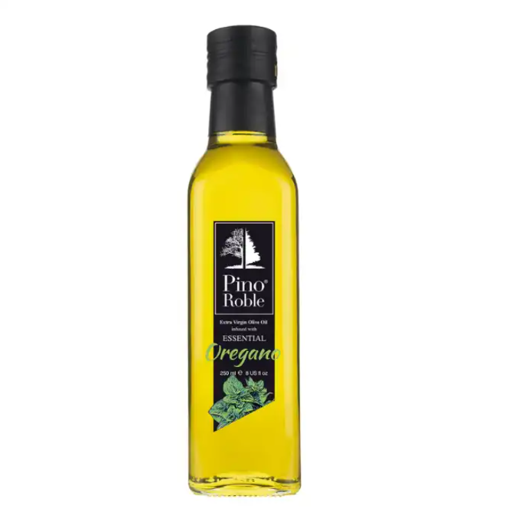 Mediterranean Cuisine Cold Pressed Gourmet Extra Virgin Olive Oil with Thyme Essential Oil 250 ml