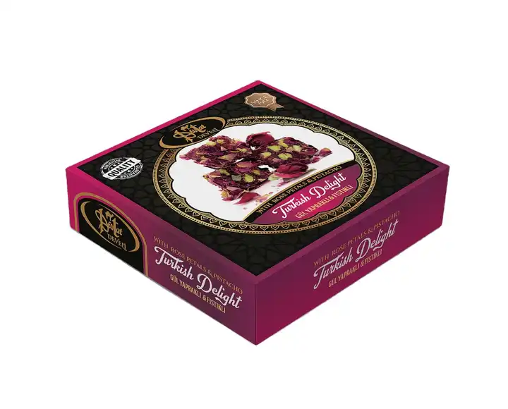 Turkish Delight Lokum Turkish Sweets Halal Sweets Candy With Flavours Dessert Gluten Free Turkish Snacks Products Made in Turkey