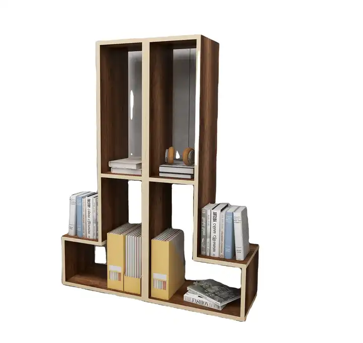 Modern Design Wooden Fassley Bookcase Can Take 8 Different Shapes Bookshelf Entrance Hall Study Room Living Room Home Furniture