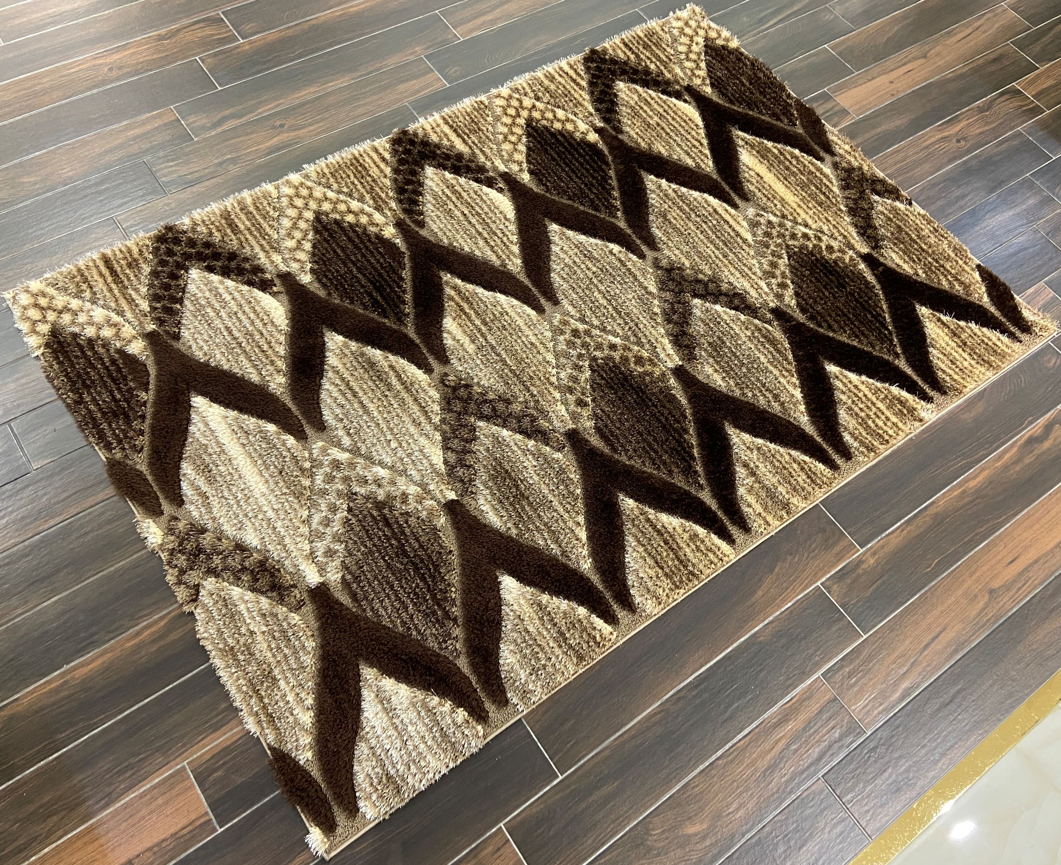 Best Quality Turkish Polypropylene and Polyester Shaggy Carpets Adiva Carpet and Rug for Living Room and Bedroom