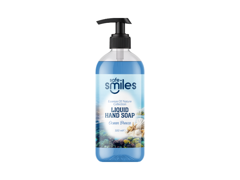 Safe Smiles Liquid Hand Soap - Ocean Breeze 500 Ml