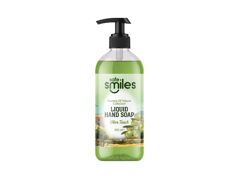 Safe Smiles Liquid Hand Soap - Olive Touch 500 Ml