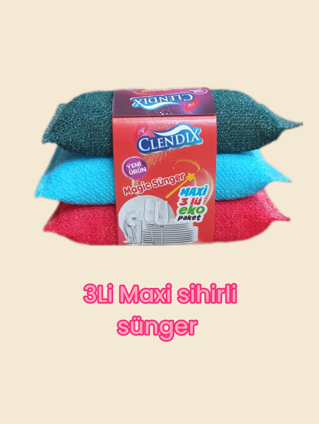 Magical Dish Sponge 3 pcs