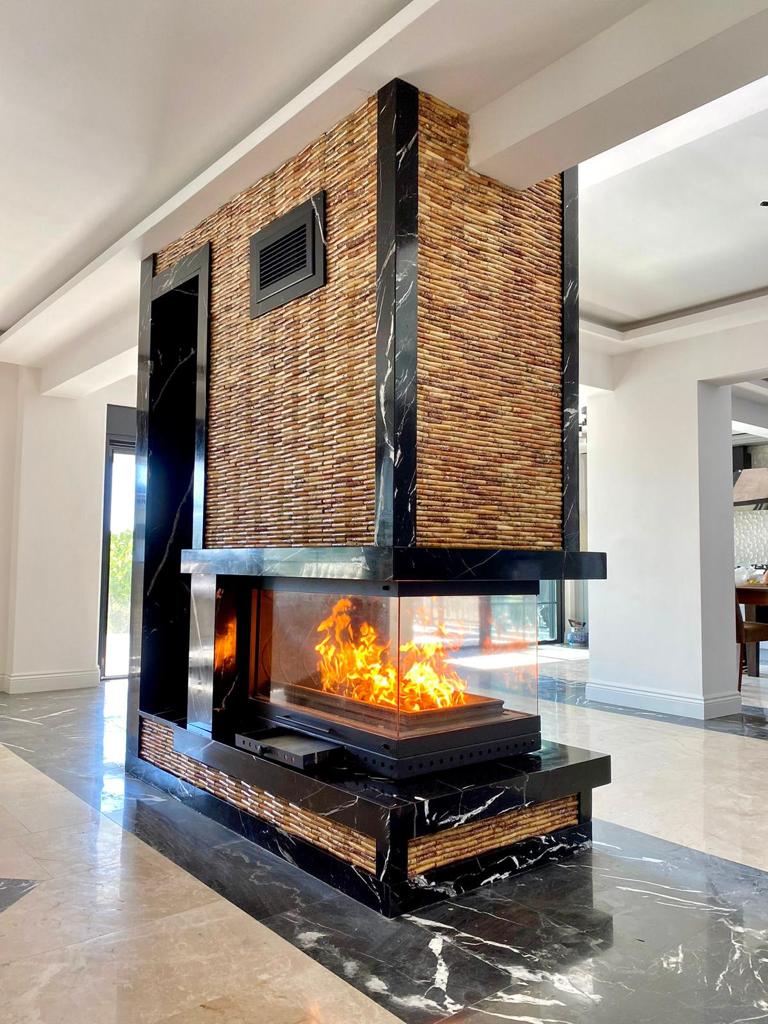 Onyx Feature Fireplace