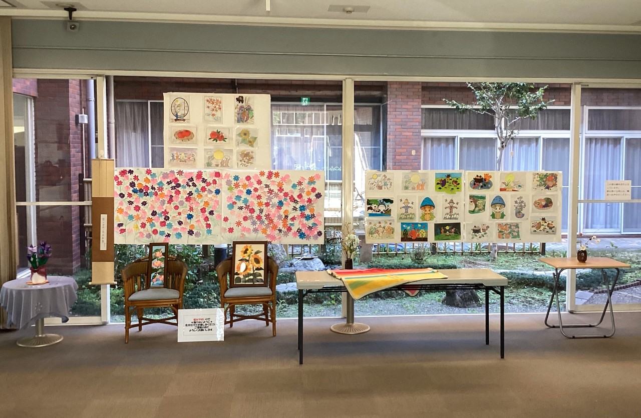 文化祭に展示された手作り作品