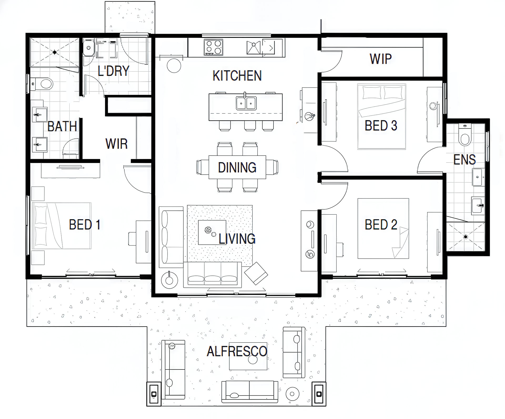 BANGALOW MATHOURA Drawing 1