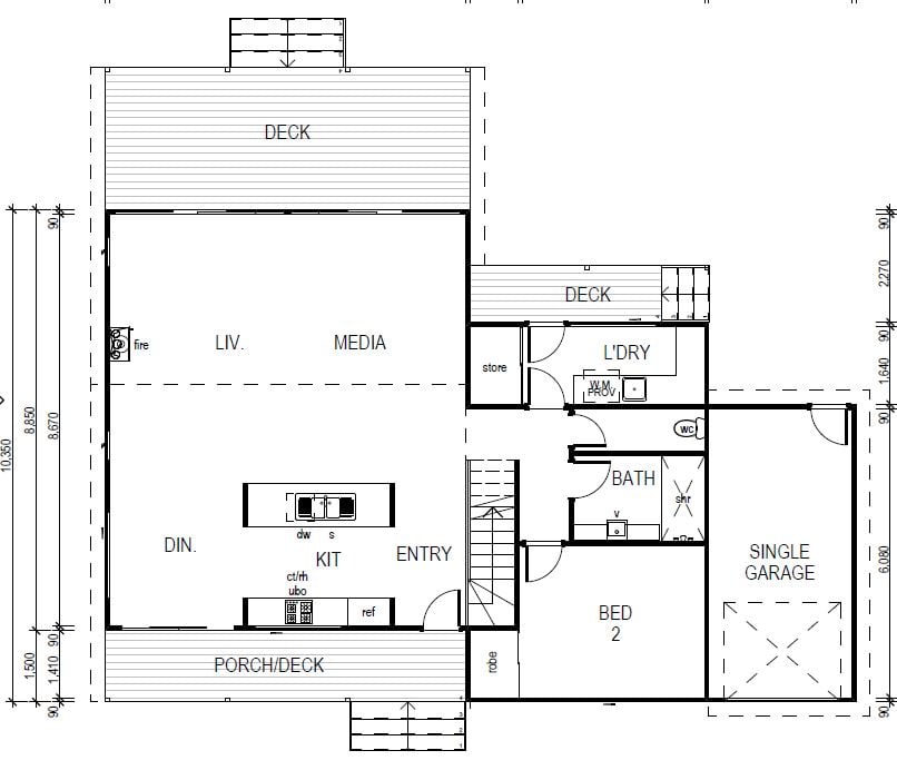 Chalet Drawing 2
