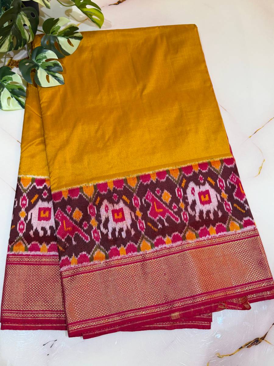 IKAT PATOLA SAREE (PREMIUM MADATHAASU WEAVING)