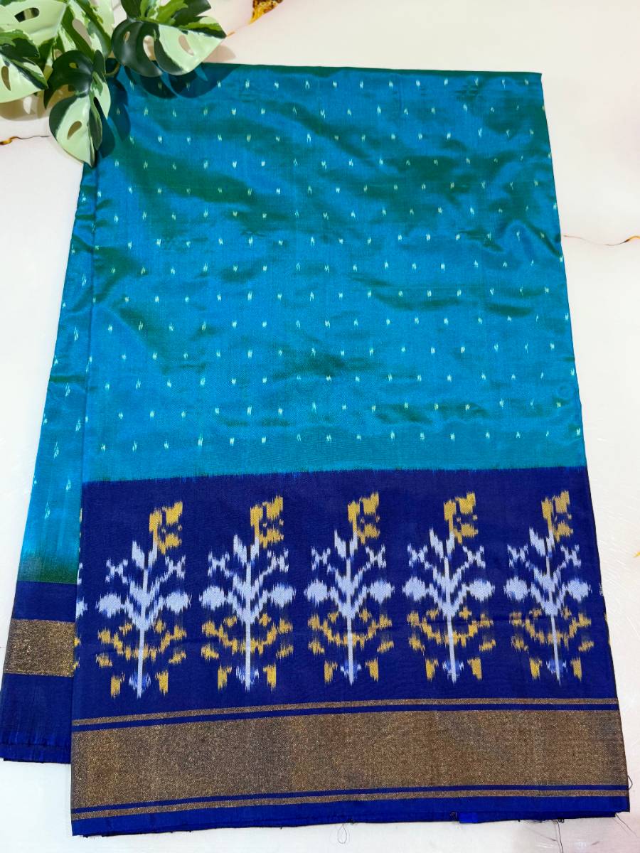 Peacock Blue Ikat