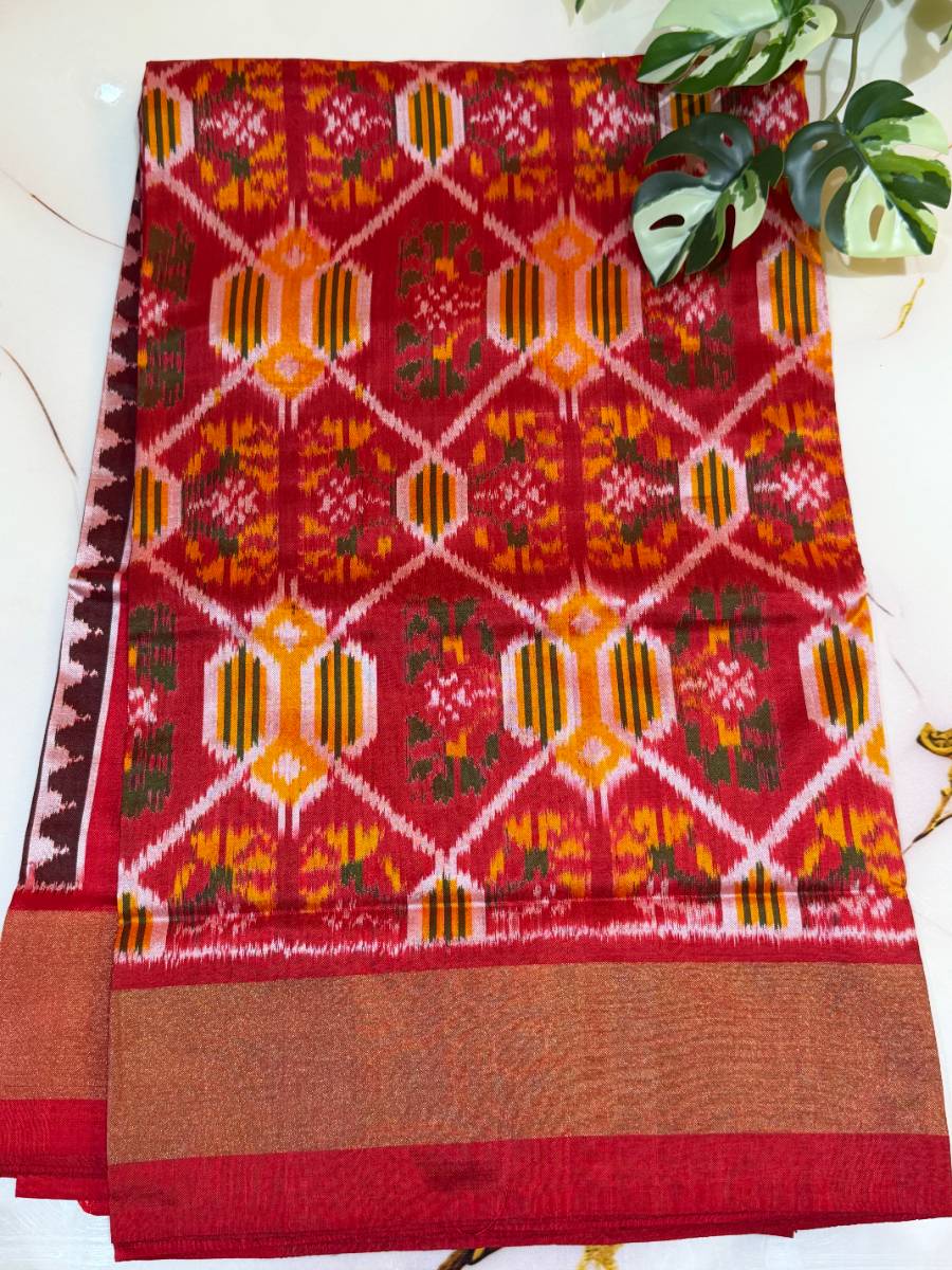 Crimson Heritage Ikat