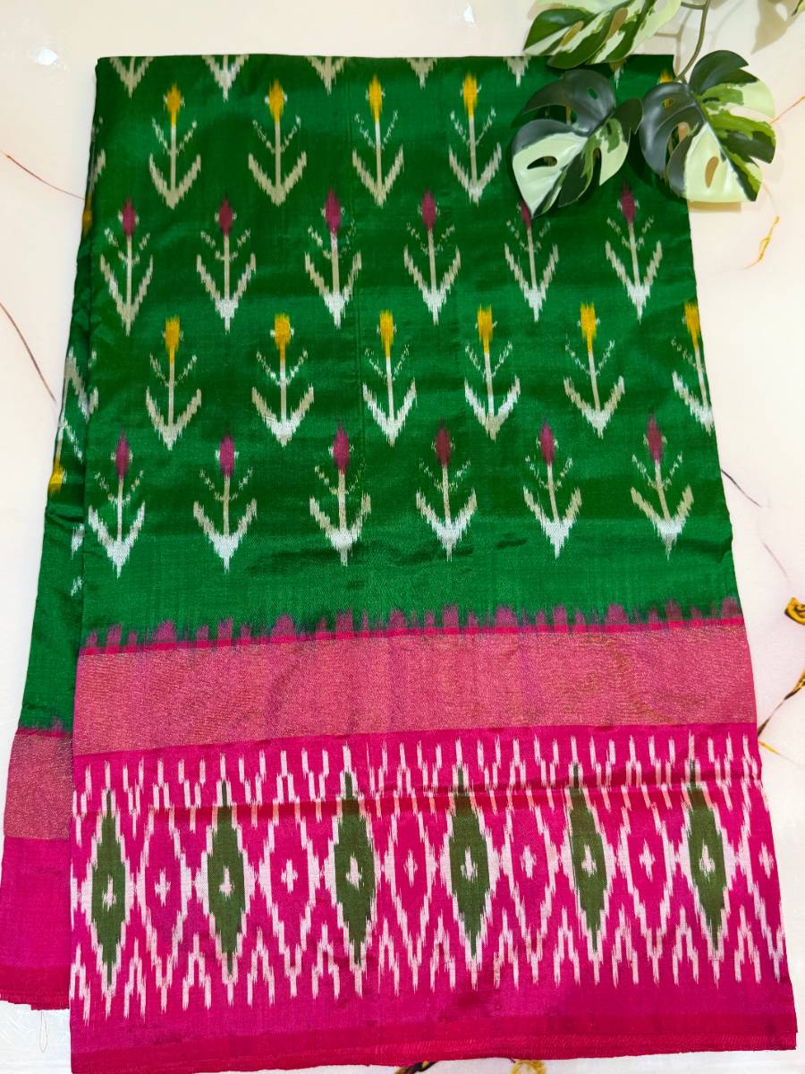Emerald Floral Weave