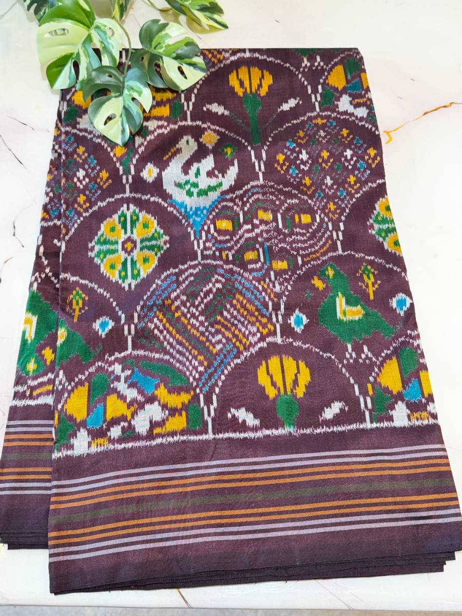 Mocha Folk Garden Ikat