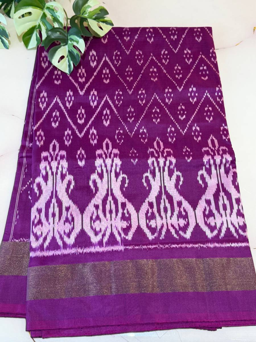 Purple Light weight silk