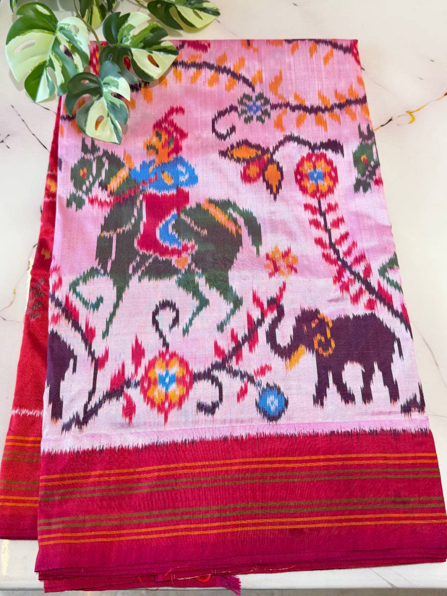 Gulabi Darbar Patola