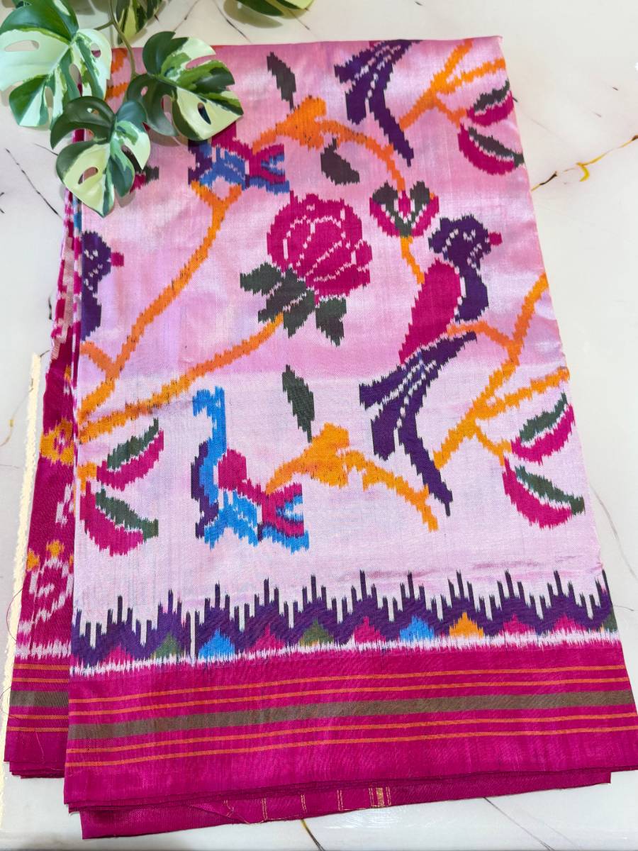 Gulabi Pakshi Patola