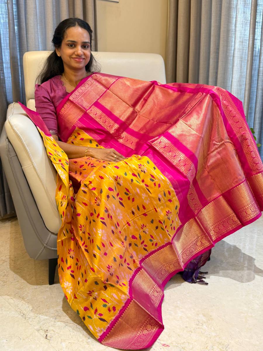 Sunshine Yellow Kanchi Patola