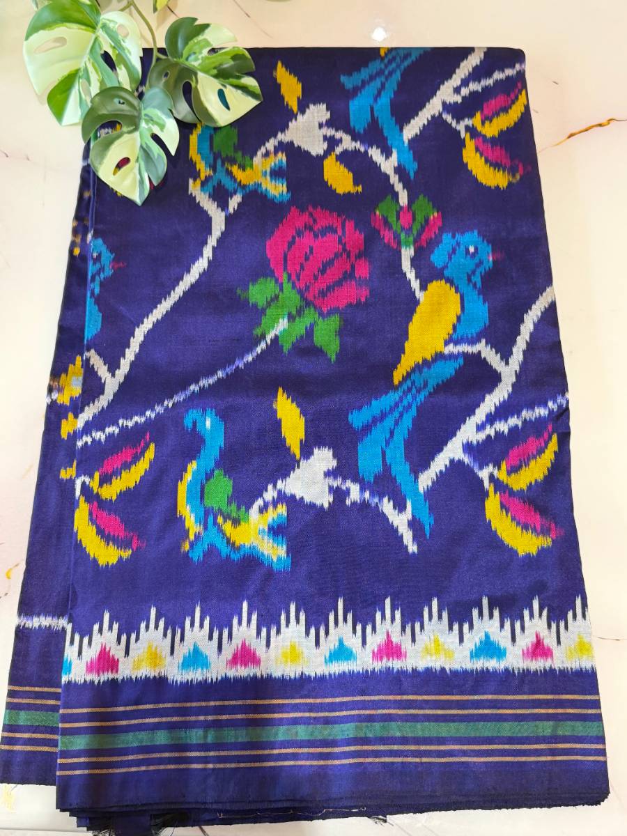 Midnight Peacock Patola