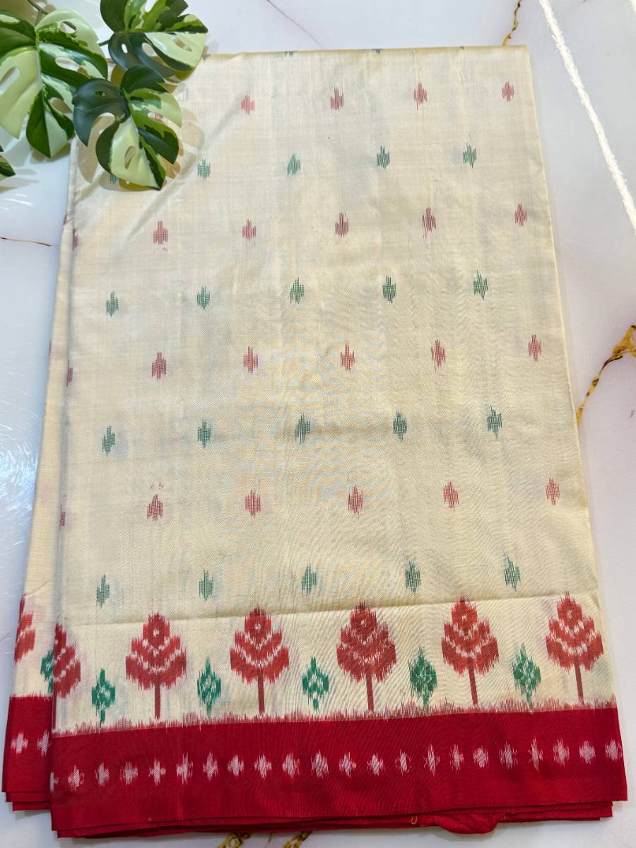 Ivory Ruby Ikat