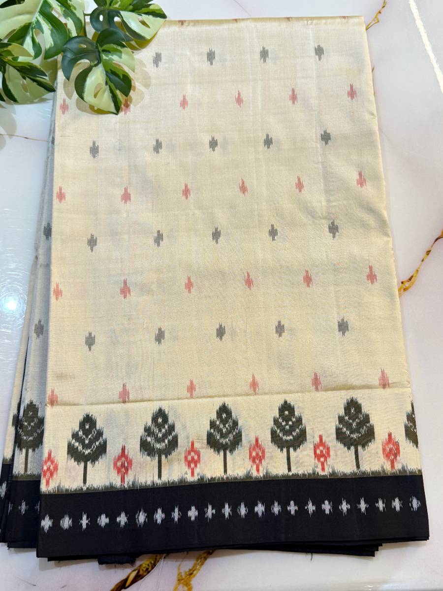 Ivory Noir Ikat