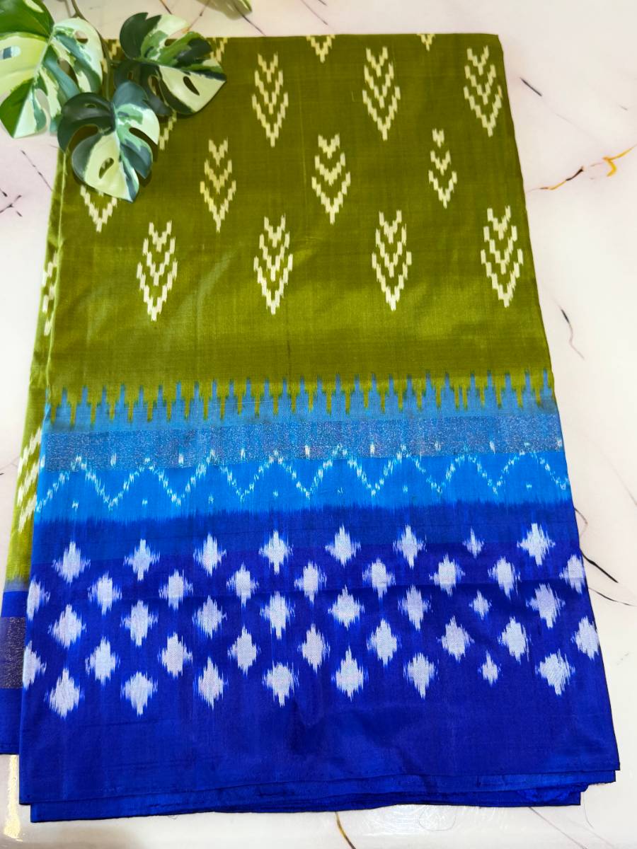 Olive Aura Ikat
