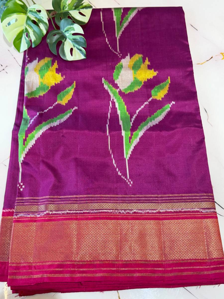 Magenta Bloom Ikat