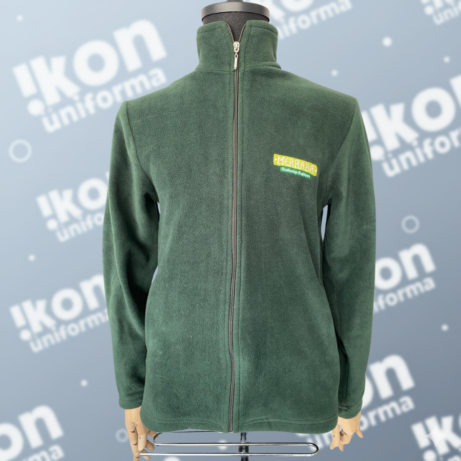 HAKİ YEŞİLİ POLAR CEKET