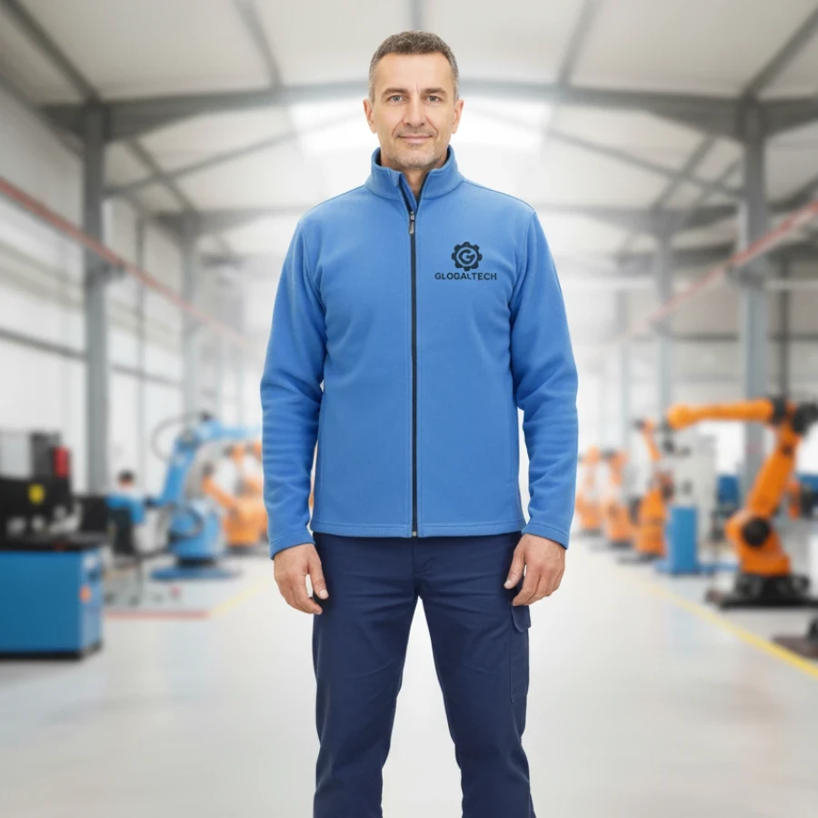 Mavi Polar Ceket - 2