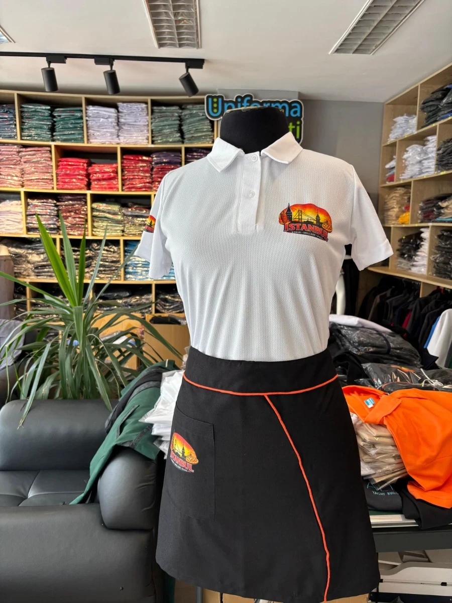 Servis Takımı (Tişört + Önlük) Baskılı