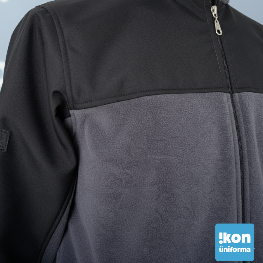 Softshell Robalı Polar Ceket - Küçük Resim 3