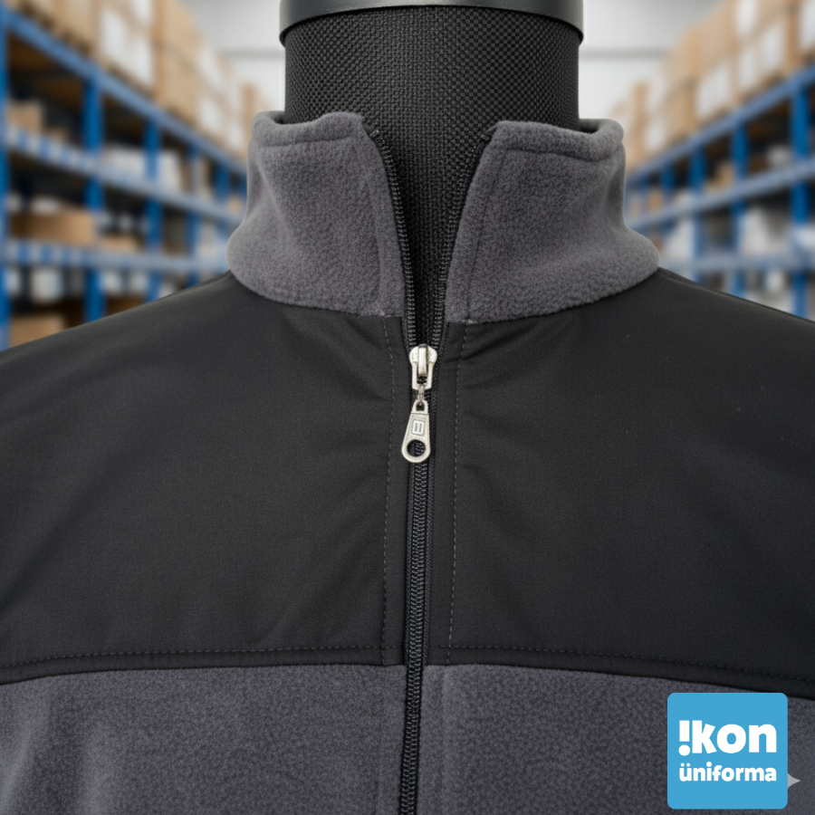 Softshell Robalı Polar Ceket - Küçük Resim 4