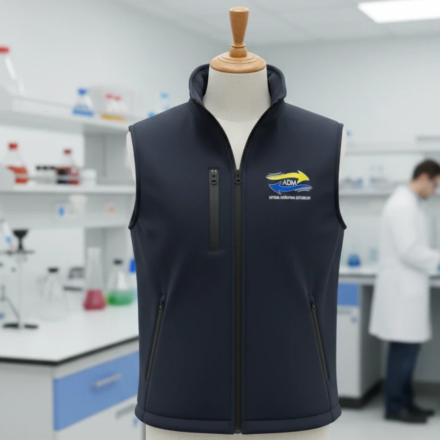 Su ve Rüzgar Geçirmez Lacivert Softshell İş Yele