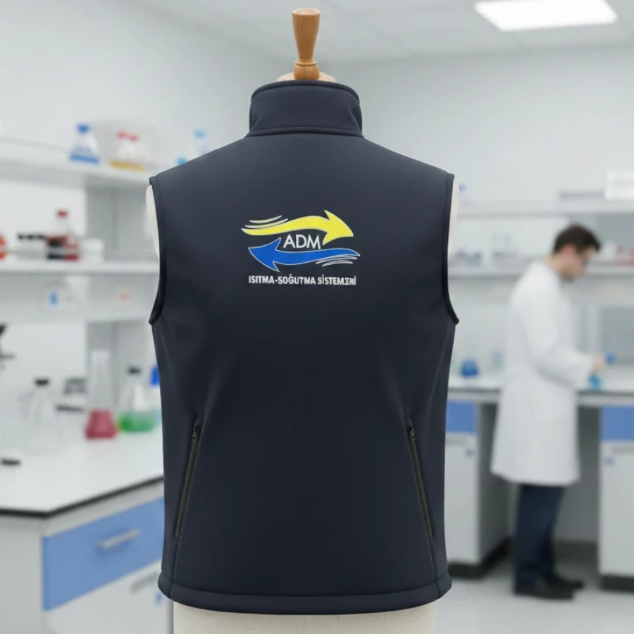 Su ve Rüzgar Geçirmez Lacivert Softshell İş Yele - 4