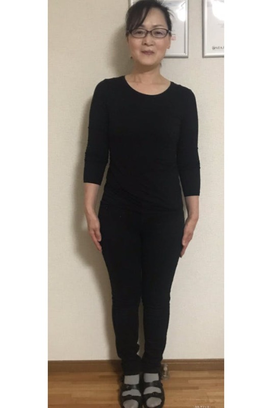 3か月で-8.5kgのダイエット(50代後半 女性)