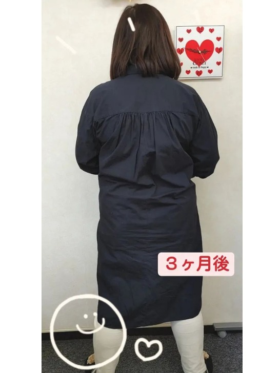 洋服もスッキリ着れるようになりました。(40代)