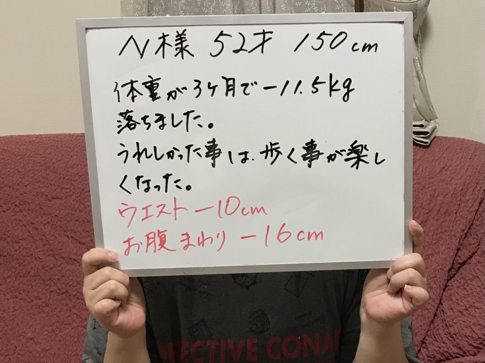 体重が3ヶ月で-11.5kg落ちました。