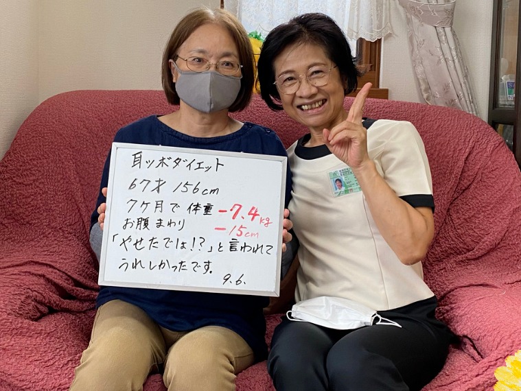 お腹周り-15cm!「やせたね~」と言われました。