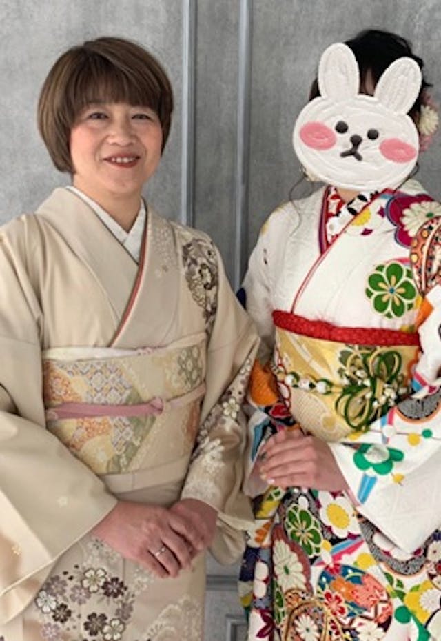 51歳／娘の成人式に痩せて写真を撮れました。