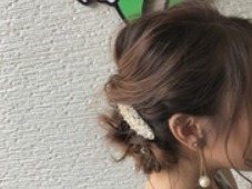 お呼ばれヘアセット