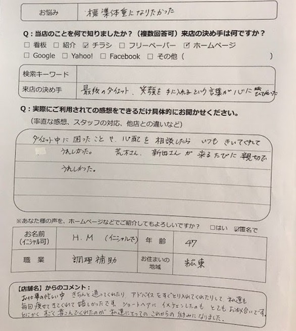 相談したら、いつもきいてくれてうれしかった。