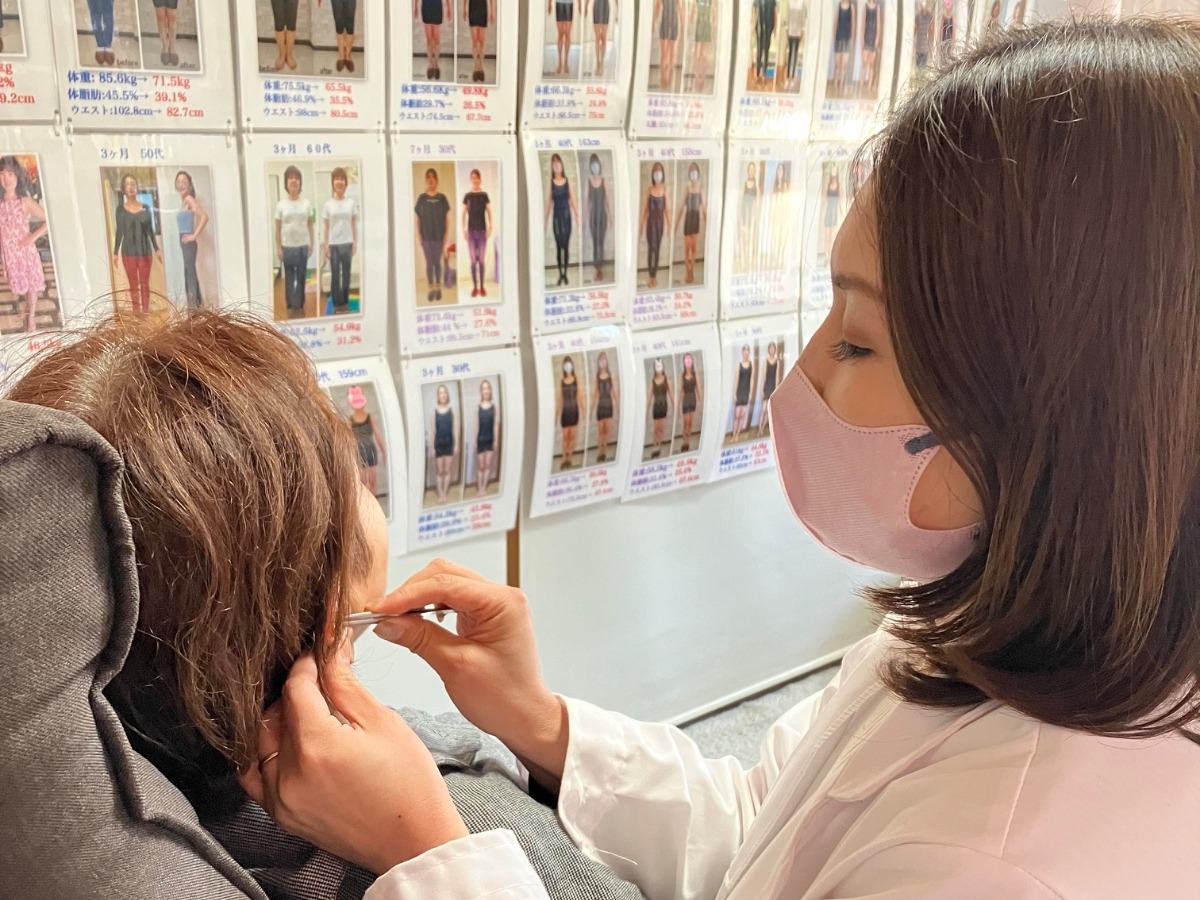 耳ツボダイエット 施術1回