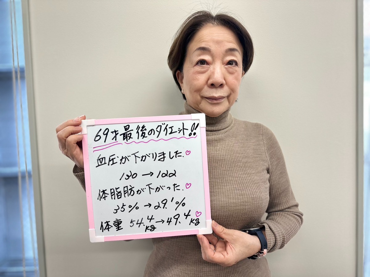 3ヵ月-5kg/病院の先生がびっくり!
