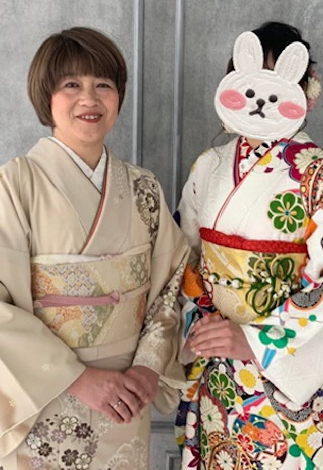 51歳/娘の成人式に痩せて写真を撮れました。