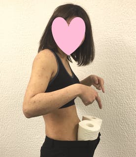 会社のズボンがユルユル〜に?トイレットペーパー2つ分変わった