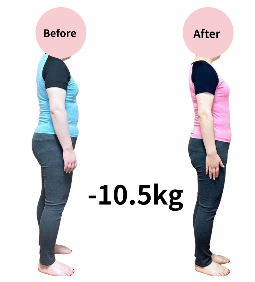 耳つぼダイエットで体重-10.5kg達成!(42歳 女性)