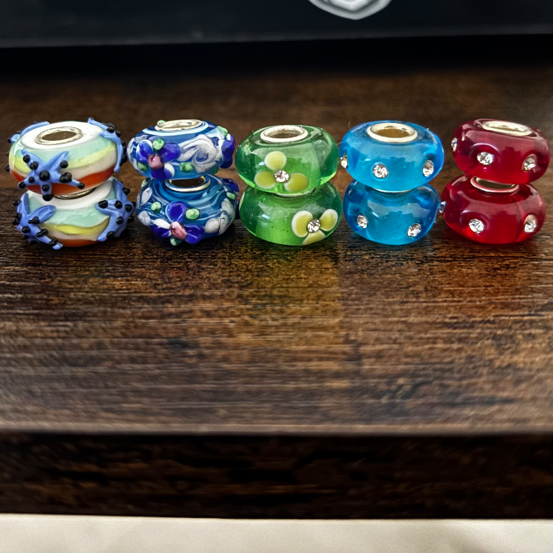 Mix 30 perle compatibili pandora